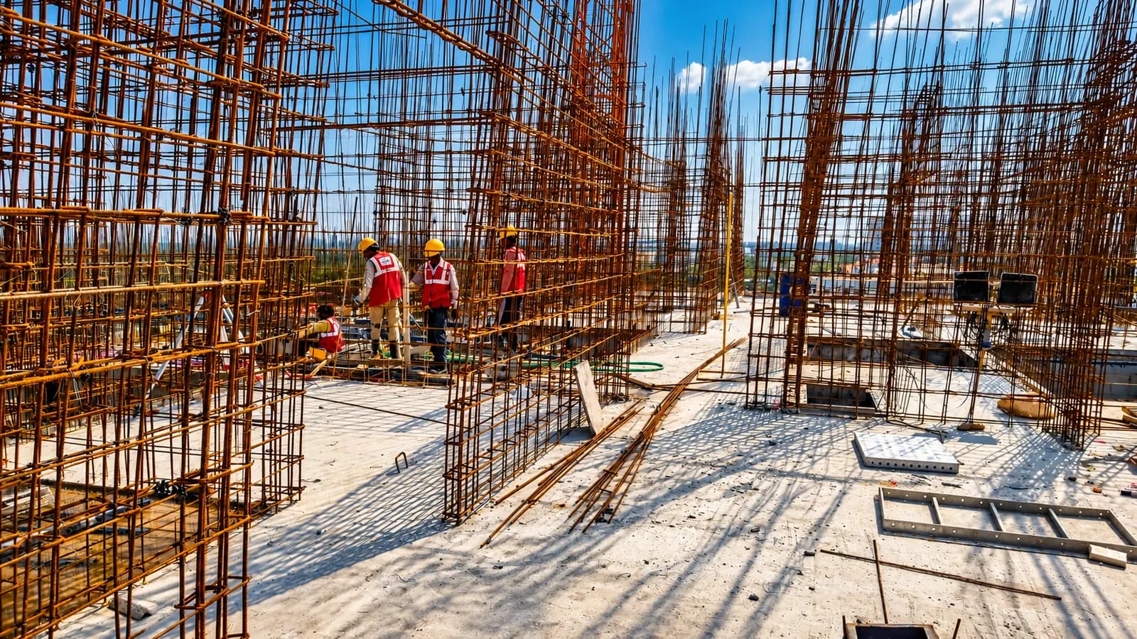 Site photograph of Tru Aquapolis, Tower F: 9th floor wall reinforcement, October 2026