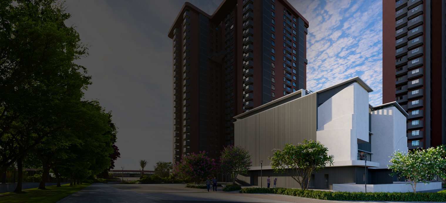 Artistic impression of Tru Aquapolis Co-Working Lounge - Work-from-home residents, freelancers, study sessions